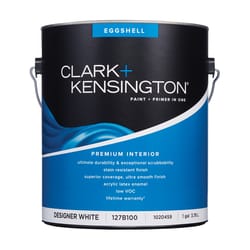 Clark+Kensington Eggshell Designer White Premium Paint Interior 1 gal