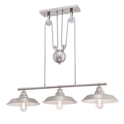 Westinghouse Iron Hill Brushed Nickel Silver 3 lights Pendant Light