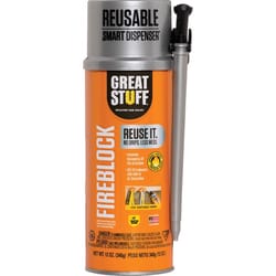 Great Stuff Smart Dispenser Orange Polyurethane Fireblock Foam Sealant 12 oz