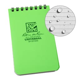 Rite in the Rain 3 in. W X 5 in. L College Ruled Top-Spiral All-Weather Notebook