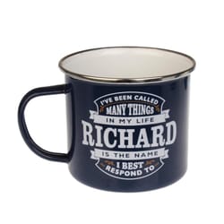 Top Guy Richard 14 oz Multicolored Steel Enamel Coated Mug 1 pk