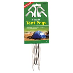 Coghlan's Silver Tent Pegs 9 in. L 4 pk