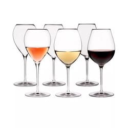 Flavor First Stemware 22.5 oz Clear Glass Wine Glass Set