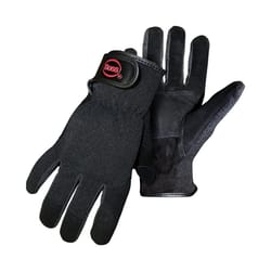 Boss Guard Men's Indoor/Outdoor Mechanic's Glove Black L 1 pair