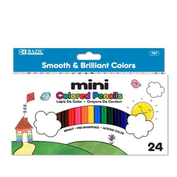 Bazic Products Mini Colored Pencil 24 pk