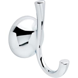 Delta Foundations 4.07 in. H X 3.29 in. W X 2.28 in. L Chrome Silver Robe Hook