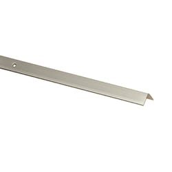 M-D BUILDING PRODUCTS 0.75 in. W X 96 in. L Polished Silver Aluminum Molding