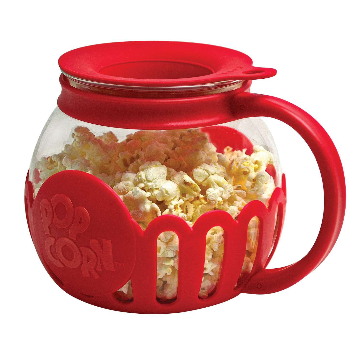 Primula Ecolution Red/Clear Glass Popcorn Popper 1.5 qt Ace Hardware
