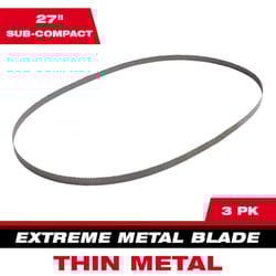 Milwaukee Metal Band Saw Blade 12/14 TPI Variable teeth 3 pk