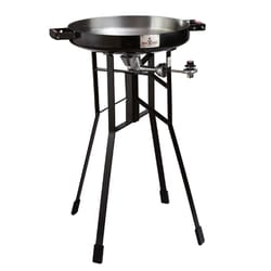 FireDisc Original 1 Burner Liquid Propane Grill Jet Black