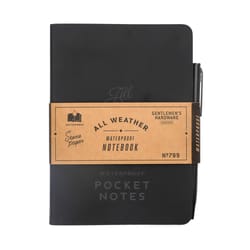 Gentlemen's Hardware 5 in. W X 7 in. L Black All-Weather Notebook