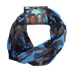 John Boy Shredneck LLC Camo Face Guard Black/Blue One Size Fits All