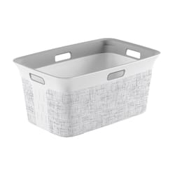 Curver White Resin Laundry Basket