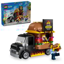 LEGO City Burger Truck Building Set Multicolor 194 pc