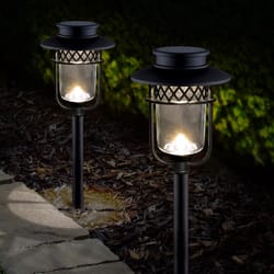 Classy Caps Solar Powered 0.3 W LED Garden Light 2 pk