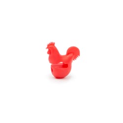 Fox Run Rooster Red Silicone Spoon Holder