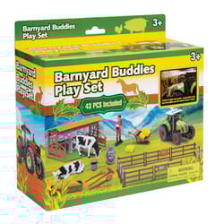 Playmaker Toys Barnyard Buddies Play Set Multicolored 43 pc
