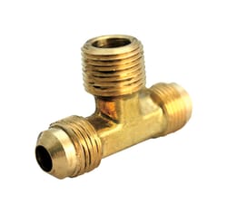 JMF Company 3/8 in. Flare X 3/8 in. D Flare Brass Reducing Tee