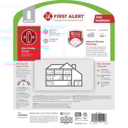 First Alert Slim Battery-Powered Photoelectric Smoke and Carbon Monoxide Detector 1 each