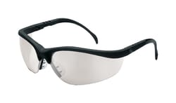 MCR Safety Klondike Safety Glasses Clear Lens Black Frame 1 pc