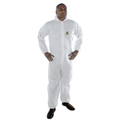 Cordova Defender II Men's Polyolefin Coveralls White L 1 pk