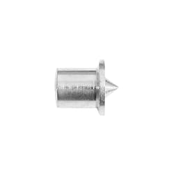 Century Drill & Tool Round Steel Dowel Center 3/8 in. D X 1/4 in. L 4 pk