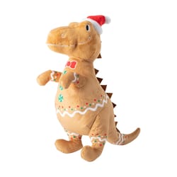 Pet Shop by Fringe Studio Brown Plush Cookie-Saurus Dog Toy 1 pk