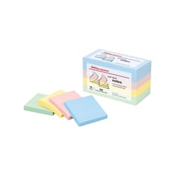 Office Depot 3 in. W X 3 in. L Assorted Pastel Sticky Notes 18 pad