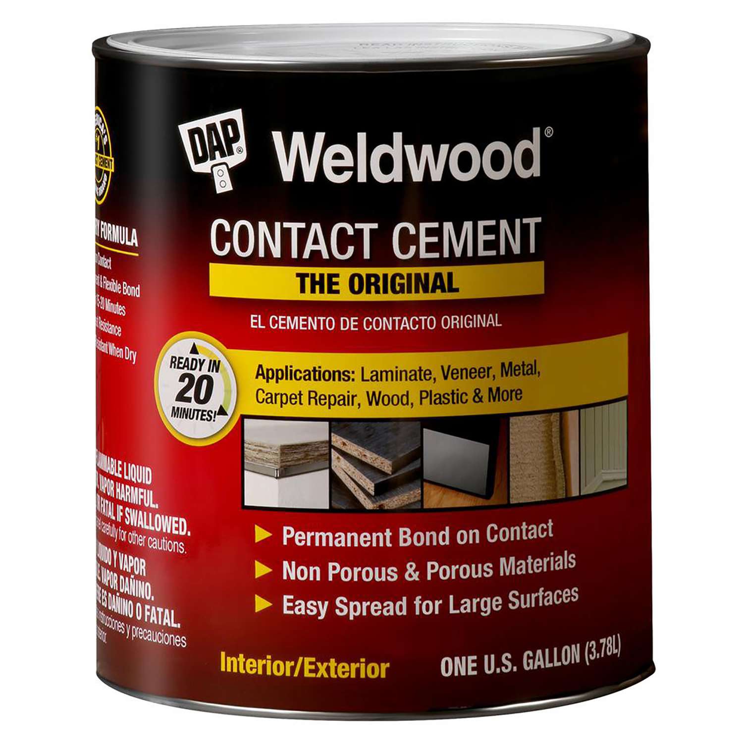 DAP Weldwood High Strength Rubber Contact Cement 1 gal. - Ace Hardware