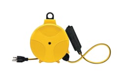 Coleman Cable Designers Edge 20 ft. L Plastic Automatic Retractor Cord Reel