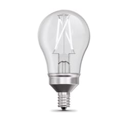 Feit White Filament A15 E12 (Candelabra) Filament LED Bulb Soft White 75 Watt Equivalence 2 pk