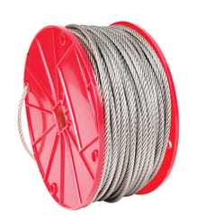 Campbell Electro-Polish Stainless Steel 1/4 in. D X 250 ft. L Cable