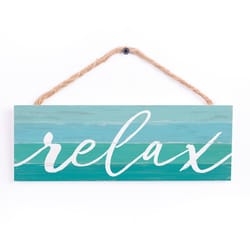 P Graham Dunn 3.5 in. H X 10 in. L Multicolored Wood String Sign