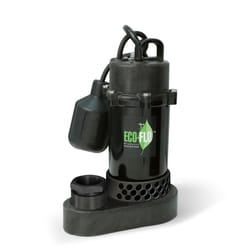 ECO-FLO 1/2 HP 4080 gph Aluminum Tethered Float Switch AC Submersible Sump Pump