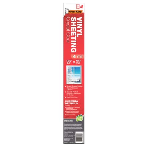 M-D Clear Indoor and Outdoor Vinyl Sheeting 48 in. W X 25 ft. L - Ace  Hardware