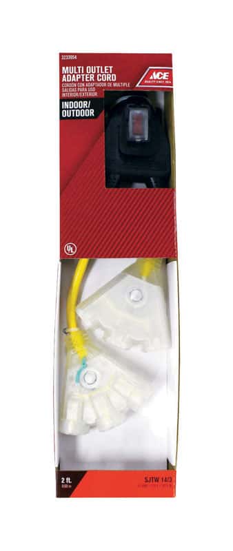 Ace Grounded 6 outlets Outlet Adapter 1 pk - Ace Hardware