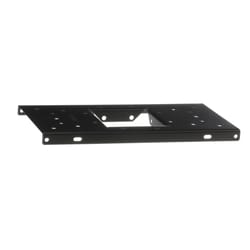 Architectural Mailboxes Black Steel Mailbox Mounting Board .060 Ga. 12.875 in. L