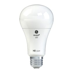 GE Reveal A21 E26 (Medium) LED Bulb Pure Clean Light 100 Watt Equivalence 2 pk