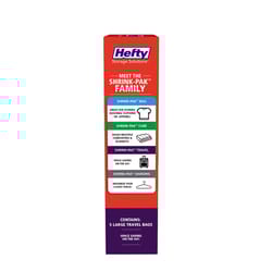 Hefty Shrink-Pak Clear Storage Bag