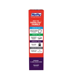 Hefty Shrink-Pak Clear Storage Bag