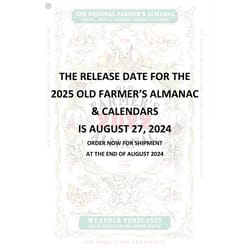 The Old Farmer's Almanac Yankee Publishing 2025 Almanac Reference Book