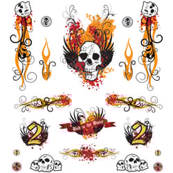 PineCar Dry Transfer Decal Multicolored
