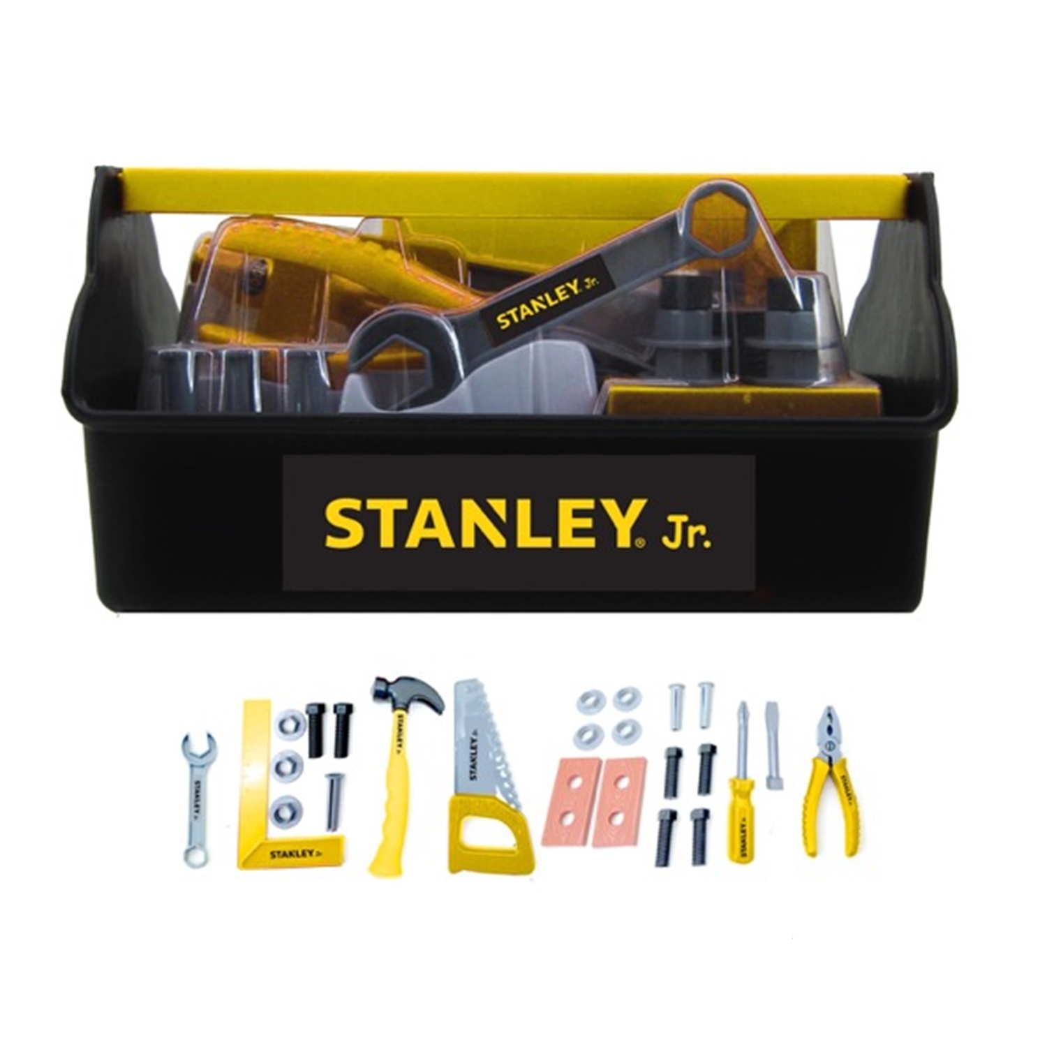 Photos - Other interior and decor Stanley Jr. Kid Toy Role Play Toolbox Set Plastic Multicolored RP011-SY 