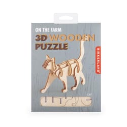 Kikkerland Cat 3D Puzzle Multicolored