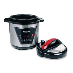 Nesco 8 qt Silver Stainless Steel Programmable Pressure Cooker