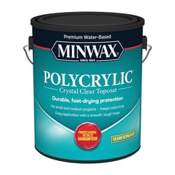 Minwax Polycrylic Ultra Flat Clear Water-Based Polycrylic Protective Finish 1 gal
