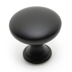 Richelieu Contemporary Round Cabinet Knob 1-3/16 in. D 1-3/32 in. Matte 1 pk