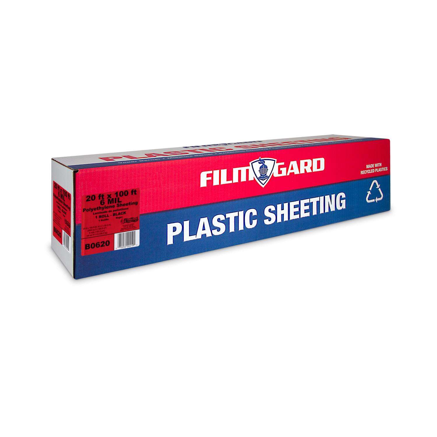 Husky Poly Sheeting Clear Polyethylene 4 Mil 10' X 100' - Buy Janitorial  Direct