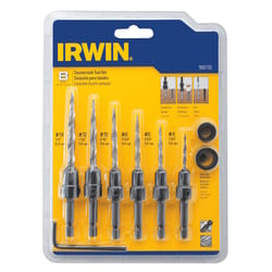 Irwin Multi Size D Steel Wood Countersink 8 pc