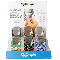 Optimum Optical Rectangle 2 Times LED Magnifying Glass